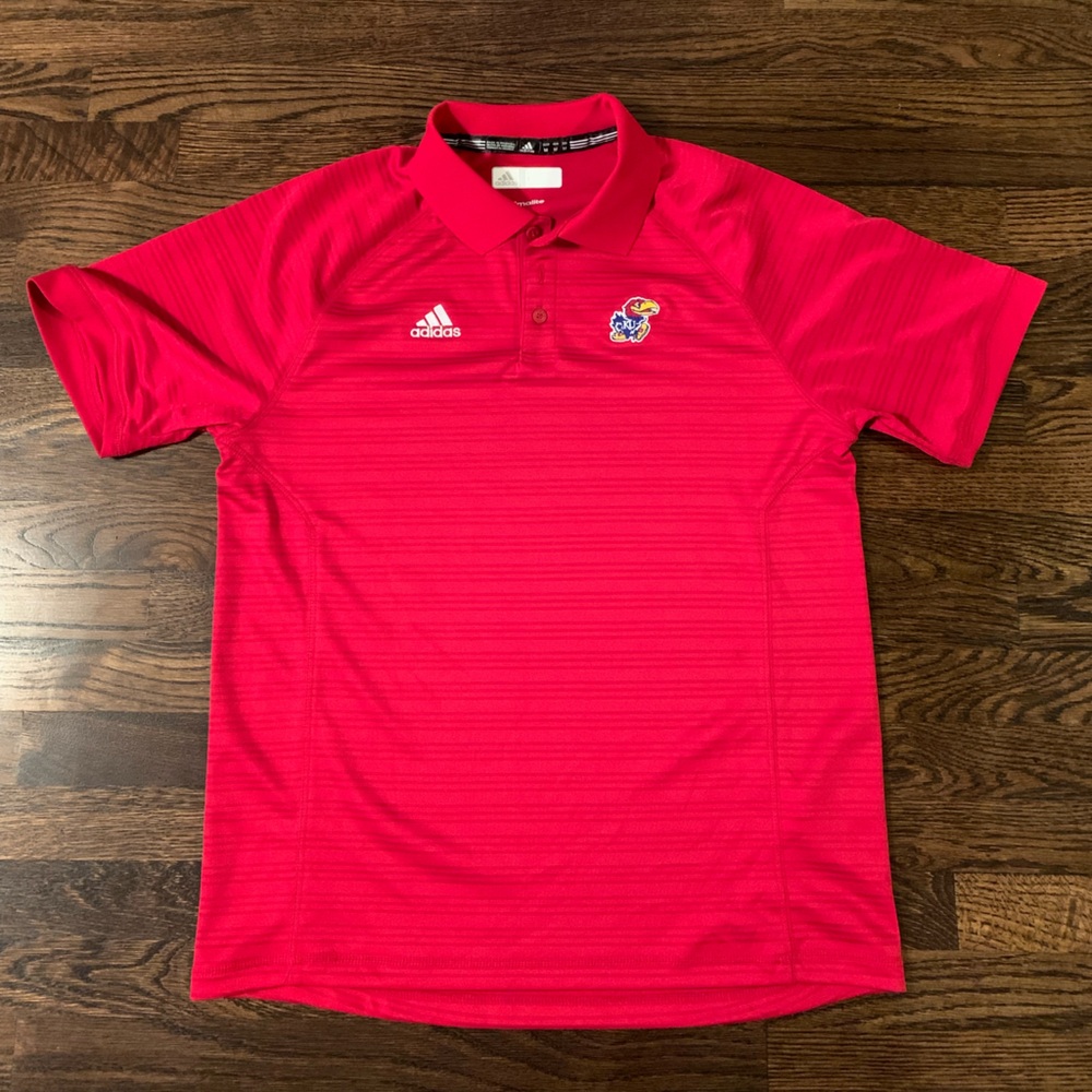 Kansas Jayhawks Adidas Polo